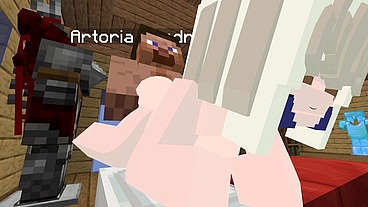 The Jenny Mod Minecraft Fapcraft - It's Fate that I fuck Artoria Pendragon in the ass and mouth