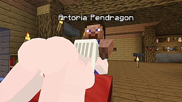 The Jenny Mod Minecraft Fapcraft - It's Fate that I fuck Artoria Pendragon in the ass and mouth