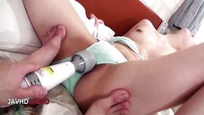 Hot Asian Ayumi Kisa yearns for thick shaft in her slick &mdash;  snug slit