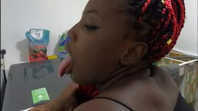 At The Party Black Girl Snuck Downstairs To Fuck In The Laundry Area Against Her Boss Basement Wall - Mastermeat1
