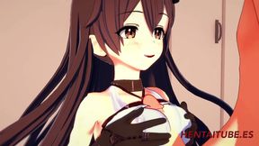 Amber from Genshin Impact Gets Fucked Hard for Mind-Blowing Hentai Orgasm