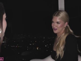 GirlGirlXXX - Large Butt Coworker Worships Her Boss Large Wet Melons (Alyx Star & Jazlyn Ray)