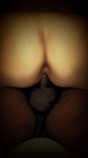 BBW wife sucks and rides BBC till he explodes. BadBlondieMonroe