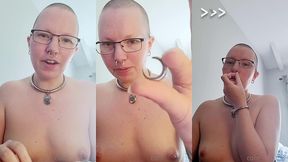 join me as i attempt to stretch my septum piercing up to 6g(4mm) so i can put an even thicker ring in it.