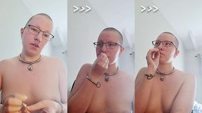 join me as i attempt to stretch my septum piercing up to 6g(4mm) so i can put an even thicker ring in it.
