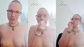 join me as i attempt to stretch my septum piercing up to 6g(4mm) so i can put an even thicker ring in it.