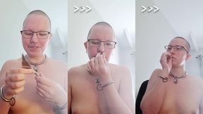 join me as i attempt to stretch my septum piercing up to 6g(4mm) so i can put an even thicker ring in it.