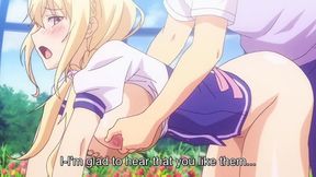 Female Companion: Tightly Hug Me - Busty Blonde Teen 18+ Has Romantic Hentai Sex In Garden