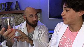 Scientists Devour Shrunken Gummy Test Subjects With Dustin Steele & Julian Jade (HD 1080p MP4)