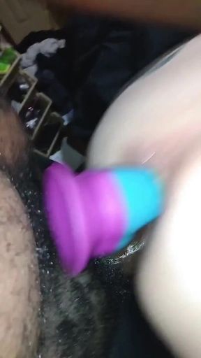 DP Interracial Chubby Wife ATM
