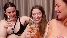 Amber, Morgana, Natalie & Peggie - Naughty & Nice Pt2 With Amber Leigh