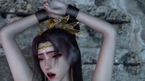 3D Hot Asian Babe Have Her First Time BDSM Sex with Her Master