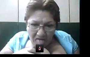 Fat granny webcam