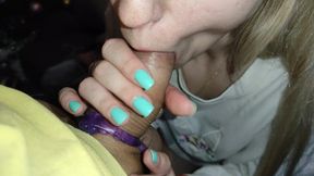 Slut Sucks StepFather&#8242;s Big Dick�