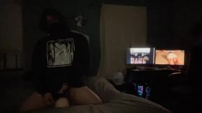 Flick Night Ass-smothering (TOTAL MOVIE FREE-FOR-ALL)