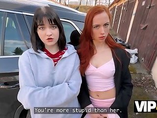 VIP4K. An Amateur Lesbian Couple Tries a Strangers Dick Together for Money