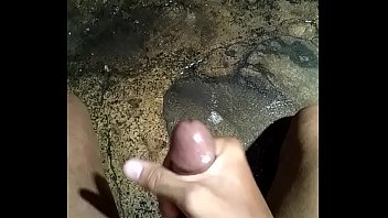 Teen get burst of cum after a week