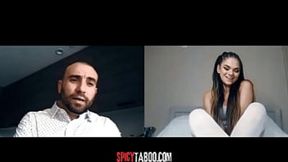 Hot teen masturbate live on cam while her hunk watches - Athena Faris