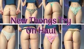 New Thongs Try On Haul