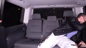 Russian babe found on night hunt of dude in van and cum covered ass