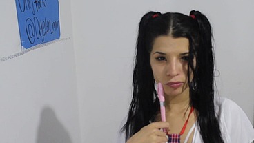 Teacher Whipped and Fucked Petite Student for her to Pass Exam