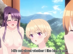 Camping club leader gets handled hard in hot outdoor bath