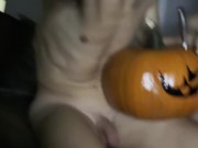 Jack O'Lantern Carve and Fuck Behind The Scenes Clip 1 - Kyle Stroker