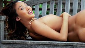 Teen Asian chick Alina Li loves to masturbate and squirt