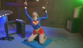 Superheroine Supergirl is Captured and by Dark Wonder Woman