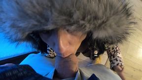 milfycalla- i burned my glossy puffer jacket after i was face fucked
