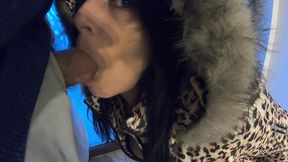 milfycalla- i burned my glossy puffer jacket after i was face fucked