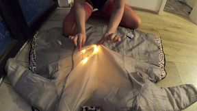 milfycalla- i burned my glossy puffer jacket after i was face fucked