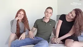 Jane Rogers, Angelina Colon And Jayden Marcos In Pegging Three-way