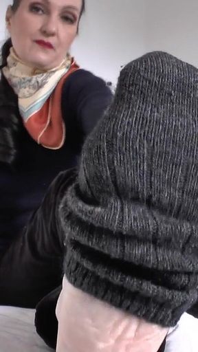 Smell My Stinky Socks and Cum on Them! Lady Victoria Valente