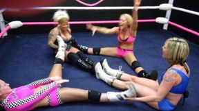 FROM TEAM BLONDAGE TO TEAM BONDAGE - Amber O'Neal and Lollipop vs Christie Ricci and ODB