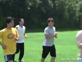 Sexy Japanese Beauty Mayu Koizumi Rides Hard Outdoors In Nature