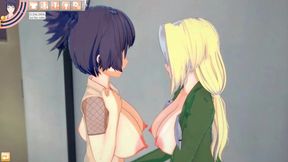 Anime porn Hentai hra Naruto &#x00A6; Lesbian Anko and Tsunade [Gameplay]
