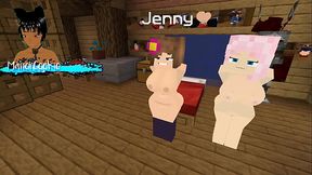 Minecraft Jenny Mod Fapcraft Jenny and Zoey are here to fuck and have a threesome