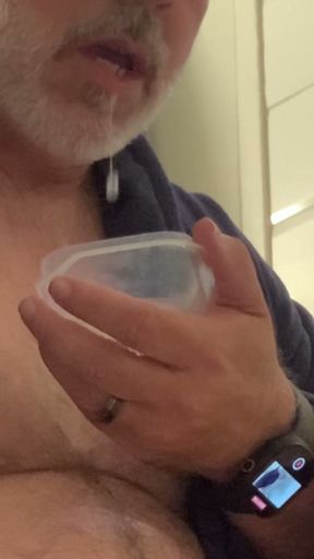 8 Loads Cum Play Cum Eating Cum as Lube