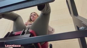 Wet myself at the gym