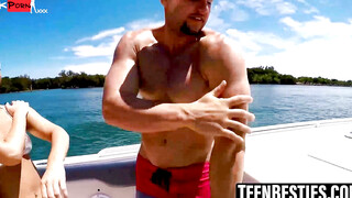 "Teen Beach Vacation - Natural Teens Ride Big Dick On The Shores"