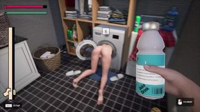 Stepmom gets fucked in the washing machine - 3D Animated Anal Slut