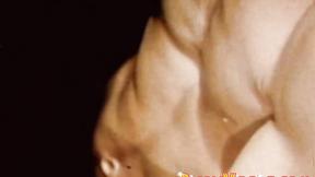 ”Real men enjoy interracial bareback in classic porn video”