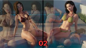 AWAY FROM HOME #02 - Adult Visual Novel Gameplay