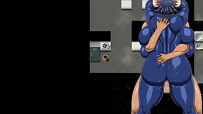 Shipwrecked Spaceship Todoroki [Monthly Patreon choice Hentai game] Ep.16 pregnant woman gives a handjob ending with a beautiful bukkake
