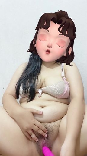 Beautiful woman with big teases solo masturbation   Clip 1