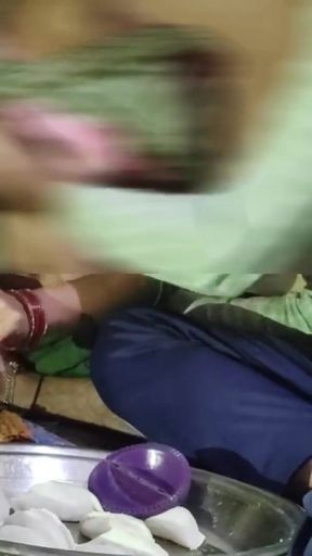 My Bhabi Fucked  in kitchen on Holi Festival make Guziya clear Hindi Talk sex   Clip 3