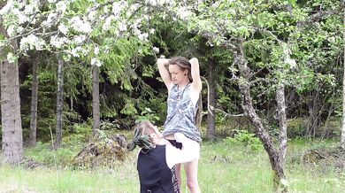 Tied up in a blooming apple tree - RosenlundX - HD