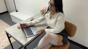 Boss JOI at Work Because You're Distracted 😈