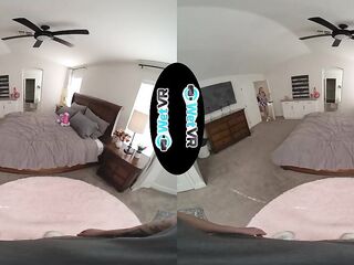 WETVR Hawt Sorority Blond Sneaks In Her Boyfriend For A Sexy VR Bang